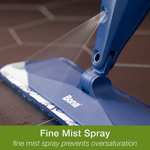 Bona Hard-Surface Floor Premium Spray Mop, for Stone Tile Laminate and Vinyl LVT/LVP