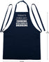 Men's BBQ Aprons Cooking with A Chance of Drinking, Fully Adjustable, Two Pockets, Extra Long Ties