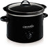 Crock-Pot 2-QT Round Manual Slow Cooker, Black (SCR200-B)