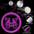 3D Illusion Lamp Night Light, 7.9 Inch Pink Window Decorations Lights with Suction Cup Hooks, Nightlight Bedside Lamps Bedroom Home Decoration for Kids Boys & Girls Women Birthday Gifts
