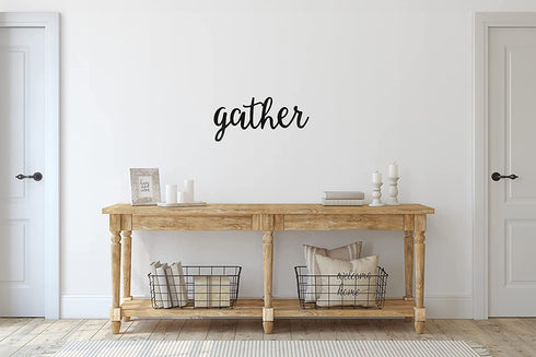 Xanter Gather Metal Wall Decor (Large, Black)
