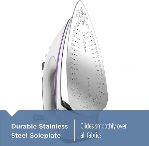 BLACK+DECKER IR1350S with Extra Large Soleplate, 13.2" x 16.3" x 7", Purple