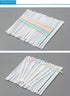 500 Pcs 8.27 Inch Colorful Flexible Plastic Drinking Straws,Individually Wrapped , Bendable,Disposable,Thick Straw for Party, for Use with Any Jumbo Cup or Water Bottle,BAP Free, Dia 0.24inch