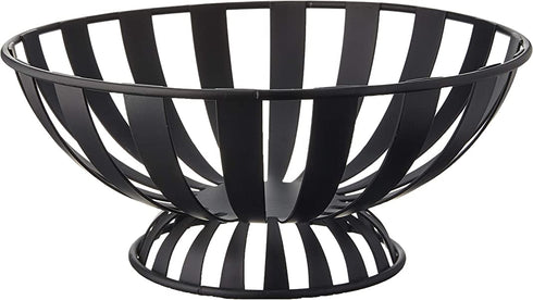 Spectrum Diversified Stripe Fruit Bowl, 1 EA, Black
