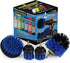 Drill Brush Spin Scrubber Kit - Clean Sinks, Shower Stalls, Bathtub, Bidet, Toilet, Tile, Carpet, and Flooring - Bathroom Rugs