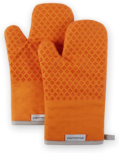 KitchenAid Asteroid Oven Mitt Set, Honey