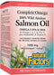 Natural Factors Complete Omega, Wild Alaskan Salmon Oil, Supports Heart and Brain Health with Omega-3 DHA and EPA, 90 softgels (90 Servings)