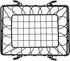 Spectrum Diversified Twist Handles Modern Farmhouse D©cor, Farmers Market-Style Wire Kitchen Organization, Small Storage Basket, Black