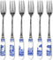 Spode Blue Italian Set of 6 Pastry Forks