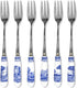 Spode Blue Italian Set of 6 Pastry Forks