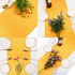 10 Pack Satin Table Runner for Wedding 12 x 108 Inch Gold Silky Wedding Table Runner for Rectangle Round Tables with 60 Pack Balloons for Thanksgiving Day Birthday Party Banquet Engagements Decoration