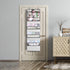 NesTidy Over The Door Organizer Storage, Wall Mount Hanging Organizer with 4 Large Capacity Pocket Organizers and 3 Small Pockets for Baby Essentials, Toys, Cosmetics, and Sundries (Beige, 1 Pack)