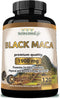 Organic Black Maca 1,900 mg per serving Natural Energy Booster Peruvian Maca for men & women 120 capsules