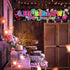 Glow Neon Birthday Party Decorations Supplies, Lets Glow & Happy Birthday Banner Yard Sign Supplies, Glow Theme Party Decor Photo Booth Props for Indoor Outdoor