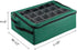 Tiny Tim Totes | Premium | 48 Christmas Ornament Organizer Storage Box | Green
