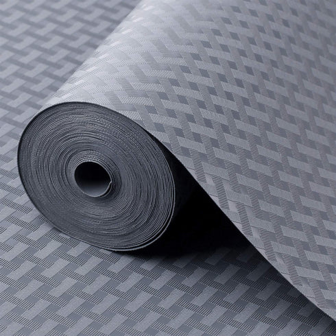 Shelf Liners for Kitchen Cabinets Refrigerator Liners Waterproof & Oil-Proof Kitchen Cupboard Liner Non-Slip Drawer Mats EVA Material Non Adhesive Fridge Liner for Shelves - Gray 11.8 x 59 Inches