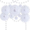 cnomg 12pcs Winter Wonderland Snowflake Party Decorations Set Hanging White Paper Fan Decor Snowflakes Garlands Banner Decoration for Frozen Birthday ChristmasTree New Year Baby Shower Wedding (White)