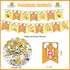 82 Pieces Lazy egg Party Supplies, Gudetama Themed Birthday Party Decoration included Banner, Latex Balloon, Cake Topper, Cupcake Toppers, 50pcs Stickers for Lazy egg Party Decoration.