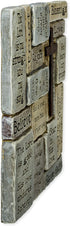 Christians Words and Saying Crossword 10 inch Resin Stoneware Wall Sign Plaque