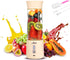 Portable Blender for Shakes and Smoothies, USB Rechargeable Personal Blender, Mini Blender with a 17.6oz Capacity, Strong Stainless-Steel Blades, and Powerful Motor, For Travel, Camping, Gym (Milk)