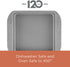 Farberware Nonstick Bakeware Set, Nonstick Cookie Sheets / Baking Sheets - 2 Piece, Gray