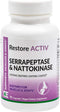 Restore ACTIV -Muscle, Joint & Tissue Support, Enteric-Coated Serrapeptase and Nattokinase - Systemic Enzymes | 90 Count
