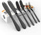 LUHUIYUAN Stainless Steel Flatware Set of 6, 2 of Magic Butter Knives Spreader with Holes, 2 of Stainless Steel Classic Cheese Spreaders, 2 of Cocktail Forks for Butter, Cheese, Jelly, Jam, Dessert