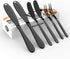 LUHUIYUAN Stainless Steel Flatware Set of 6, 2 of Magic Butter Knives Spreader with Holes, 2 of Stainless Steel Classic Cheese Spreaders, 2 of Cocktail Forks for Butter, Cheese, Jelly, Jam, Dessert