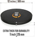 Aleratec Dual Sided TV Swivel Stand, 360 Lazy Susan Featuring Heavy Duty 200 lb Capacity, 12"