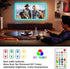 Bason TV Lights Behind, 6.56ft Ambient Light for 32-50inch TV with Upgraded 29 Keys Remote, 3000K Warm White and 6000K Ture White +RGB TV Backlight, USB TV Strip Lights for Gaming Room, HDTV, Monitor