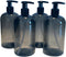 Bottiful Home-16 oz Empty PET Plastic Refillable Bottles-Set of 4-with Lotion Pumps for Shampoo, Conditioner, Body Wash, Hand Soap, Dish Soap, Lotion, Cleanser-Drip Free, Rust-Free (Gray)