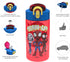 Zak Designs Marvel Spider-Man Kids Water Bottle with Spout Cover and Carrying Loop, Made of Durable Plastic, Leak-Proof Water Bottle Design for Travel (16 oz, 2-Pack, Spidey and His Amazing Friends)