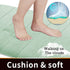 Yimobra Memory Foam Bath Mat Large Size, 31.5 x 19.8 Inches,Soft and Comfortable, Super Water Absorption, Non-Slip, Thick, Machine Wash, Easier to Dry for Bathroom Floor Rug, Pale Green