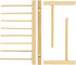 Southern Homewares Collapsible Wooden Pasta Drying Rack Natural Beechwood