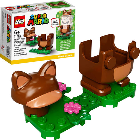 LEGO Super Mario Tanooki Mario Power-Up Pack 71385 Building Kit; Collectible Gift Toy for Creative Kids, New 2021 (13 Pieces)