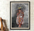 Black Queen Wall Art Africa America Poster Black Woman Love Music Canvas Wall Art Abstract Contemporary Canvas Matte Prints Painting Home Decor For Bedroom Living Room 16X24 Inch No Frame