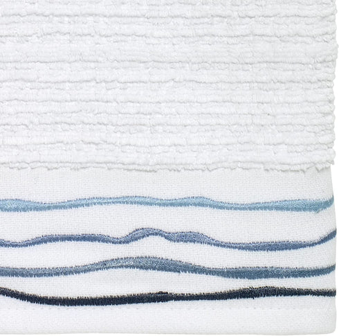 Avanti Linens Ripple Collection, Bath Towel, Blue