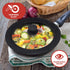 ALLinHOME Universal Silicone Lid For Pots Pans And Skillets By AllinHome - Heat Resistant Pot Cover Fits Any 9.45in Kitchen Cookware,Grey,UNI264-147,9.5,10.5,11.5in/Large