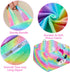 MHJY Unicorn Bean Bag Stuffed Animal Storage Beanbag Chair Cover for Kids Plush Toys Blankets Storage Bag (No Beans)