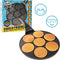 Emoji Friends Mini Pancake Pan - Make 7 Unique Flapjacks - Nonstick Griddle for Breakfast Magic & Easy Cleanup - Fun Smiley Face Gift for Kids and Adults, Boys or Girls