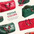 Artificial Christmas Tree Storage Bag - Fits Up to 7.5 Foot Holiday Xmas Disassembled Trees with Durable Reinforced Handles & Dual Zipper - Waterproof Material Protects from Dust, Moisture & Insects (Green)