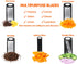 LHS Mandoline Slicer 5 in 1 Vegetable Slicer and Chopper Veggie Slicer with Container Onion Slicer, Grater, Cutter for Potato and Tomato