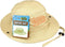 Nature Bound Kids Explorer Safari Hat with Drawstring and Khaki Fabric for Boys and Girls Ages 4 +
