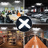 LED Garage Lights,60W Adjustable Trilights LED Garage Ceiling Light,6000Lumens LED Garage Ceiling Light, 6000k Nature Light with High Bright Garage Light for Garage,Warehouse