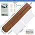 Door Draft Stopper, Draft Stopper for Bottom of Door SHMILY Adjustable Size from 32" to 38", Cover Gap Up to 1.5". Dust-Proof, Draft-Proof, Water-Proof, Winter-Proof, Block Light, Block Noise(Brown)