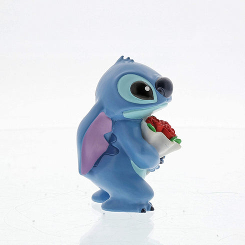 Enesco Disney Showcase Lilo and Stitch Flowers Mini Figurine, 2.5 Inch, Multicolor