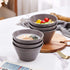 Ramen Bowl 13 Oz. Set of 6 Ceramic Ramen Noodle Rice Bowl, Microwave Safe Appetizer Bowls, Oven To Table Ramekins Bowls, Grey