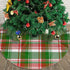 Christmas Tree Skirt 48 Inch Buffalo Plaid Red Green White Xmas Holiday Party Supplies Large Tree Mat Decor for Indoor Outdoor Home Ornaments
