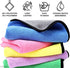 5Pcs Car Microfiber Cleaning Cloth - Multicolor Microfiber Cloth for Electronics Towels to Dry Car Microfiber Towel - Kitchen Cloth Cleaning Towel Glasses Cleaning Cloth Stainless Steel Cleaning Cloth