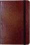 C.R. Gibson Genuine Bonded Leather Journal, By Markings, Smyth Sewn Binding, 192 Ivory Colored Ruled Pages, Pocket On Inside Back Cover, Measures 3.5" x 5.5" - Small Brown (MJ3-4792)